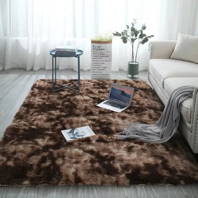 Colorful Shaggy Soft Fluffy Plush Carpet